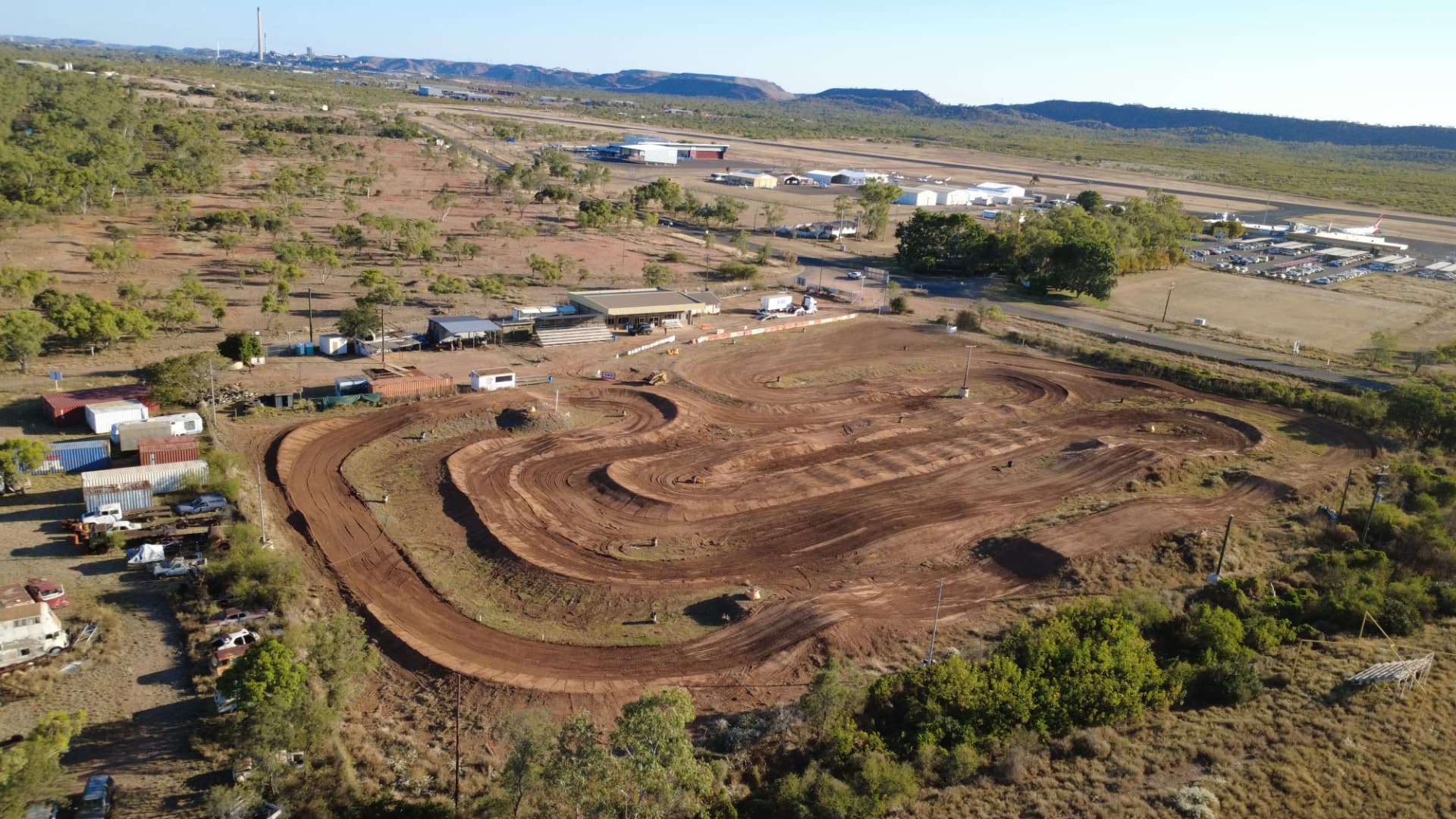 Full Throttle Earthworks rebuilding the Mount Isa motocross track